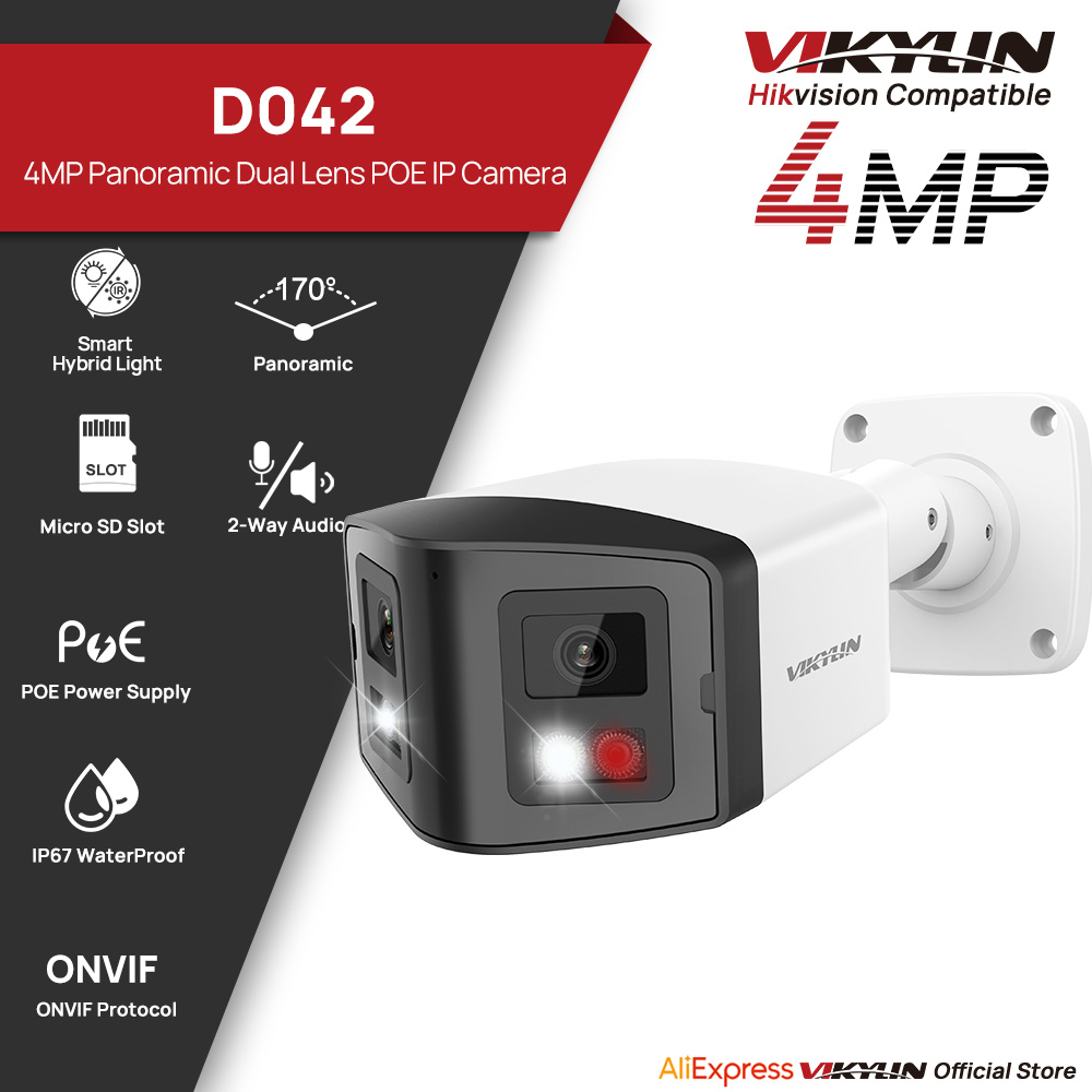 Smart Home Nas - VIKYLIN 170 ° Panoramiczna kamera IP