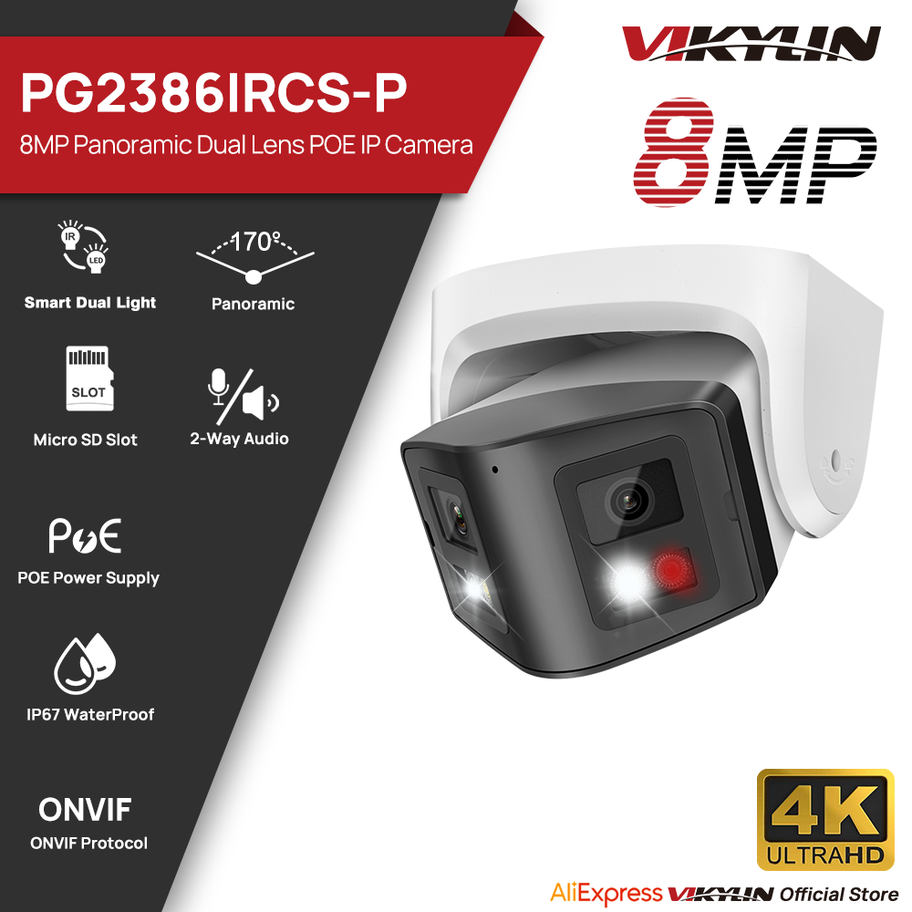 Smart Home Nas - Kamera IP Vikylin 8MP Panoramiczna Smart