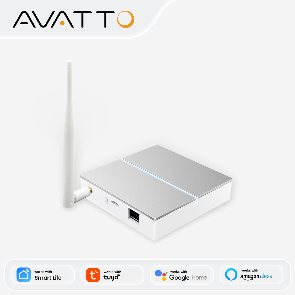 Smart Home Hub Ikea - Bramka ZigBee AVATTO Tuya z anteną,