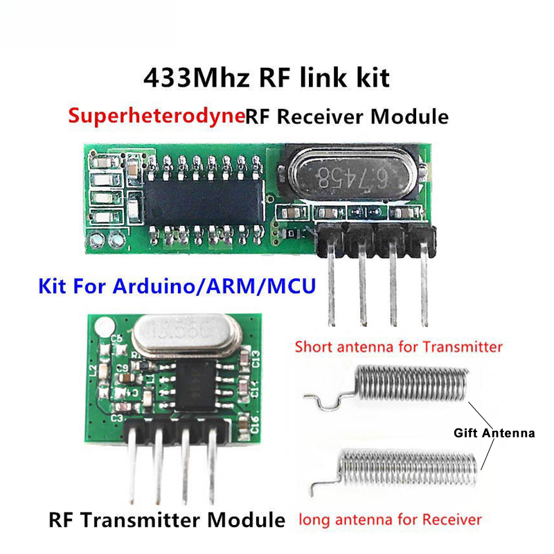Smart Home Arduino Uno - Moduł Superheterodynowy Odbiornik i Nadajnik RF
