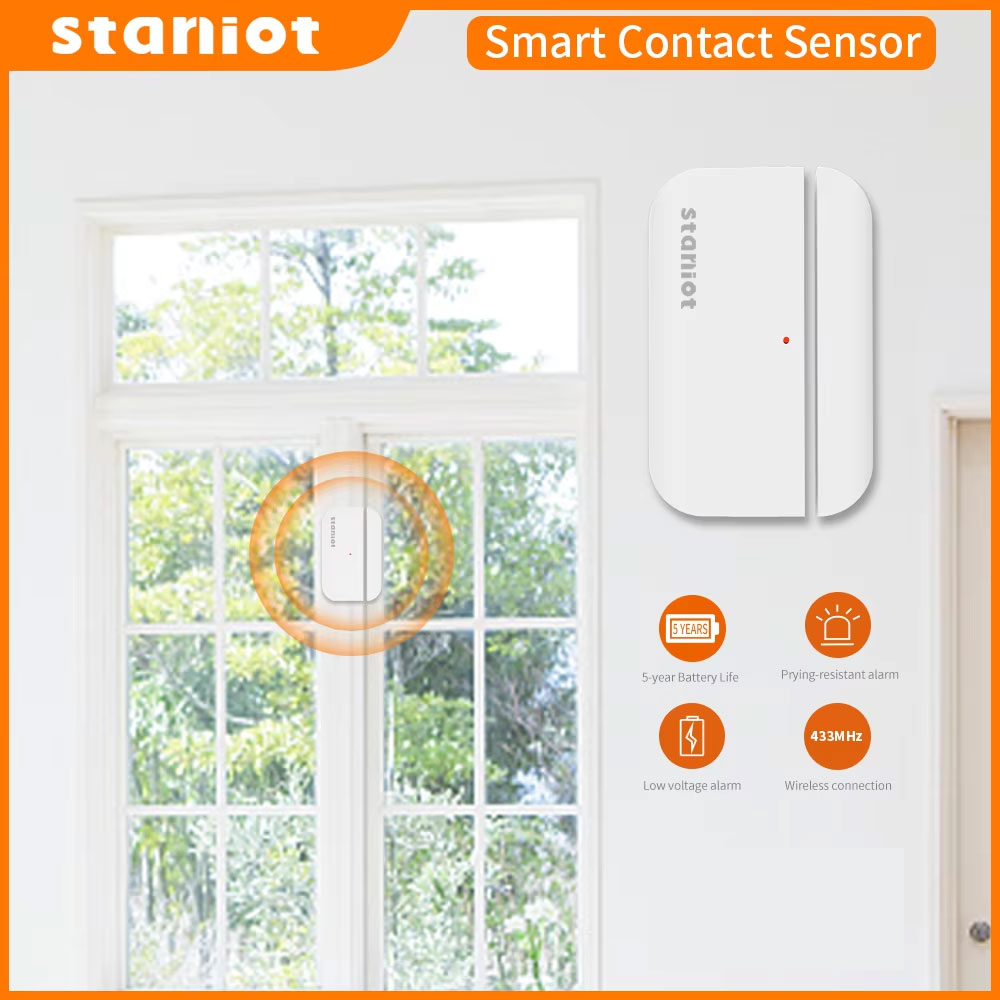 Door Window Sensor - Staniot 5-roku życia baterii czujnik kontaktowy