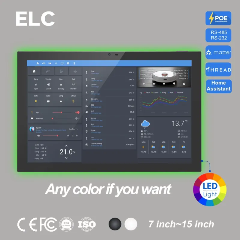 Smart Home Tablet - Panel Smart Home Home Assistant 10,1