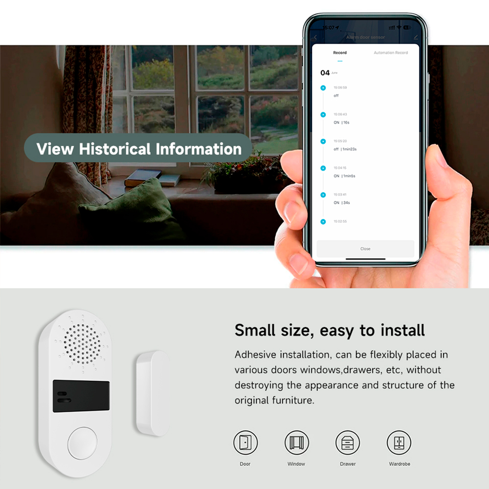 Czujnik otwarcia drzwi/okien T – Door Window Sensor recenzja i cena
