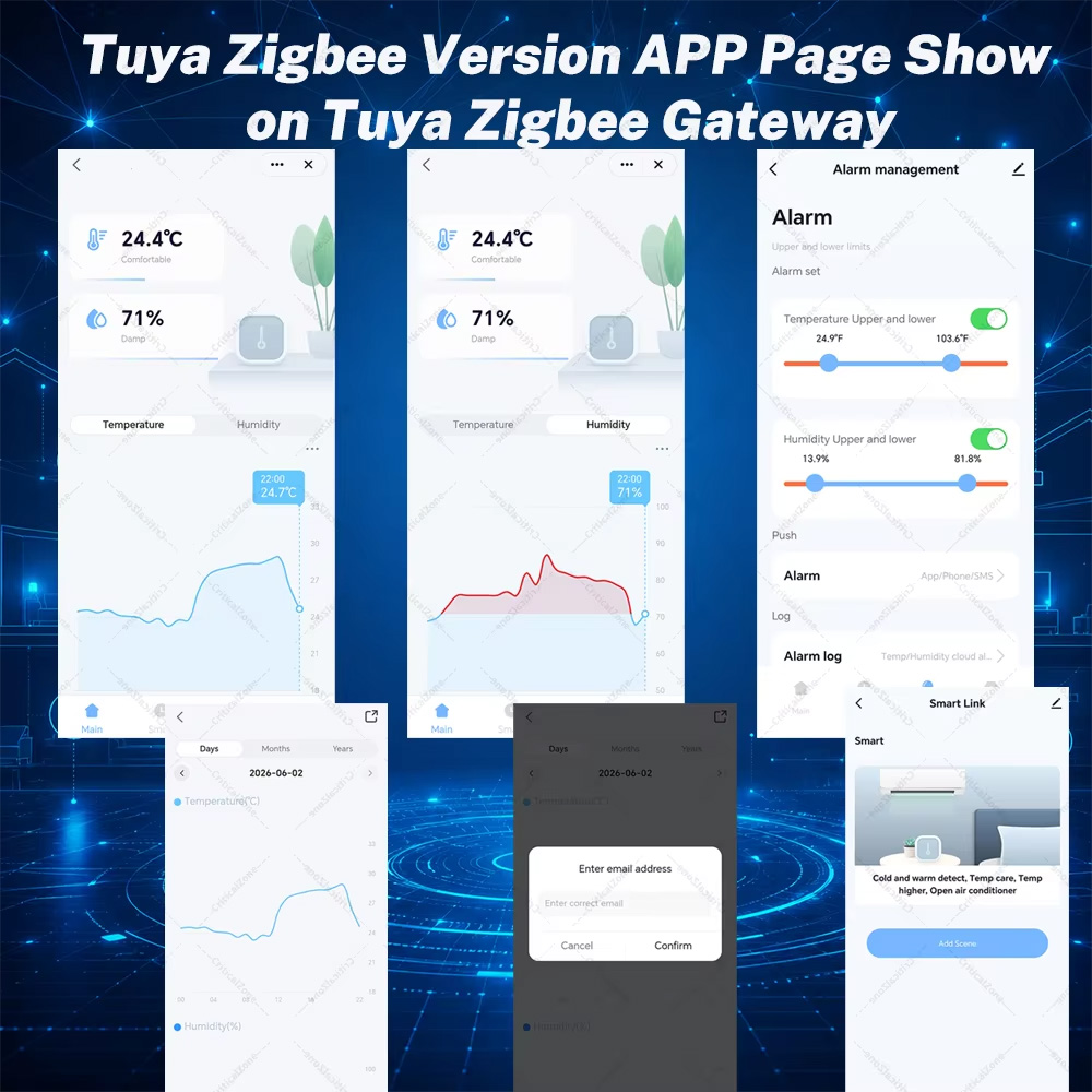 Czujnik temperatury i wilgotno – Smart Home Tablet recenzja i cena