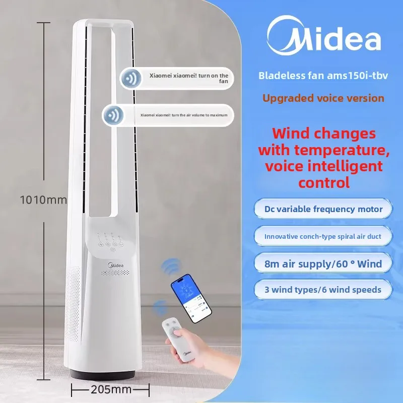 Wentylator bezłopatkowy Midea  – Smart Home Midea recenzja i cena