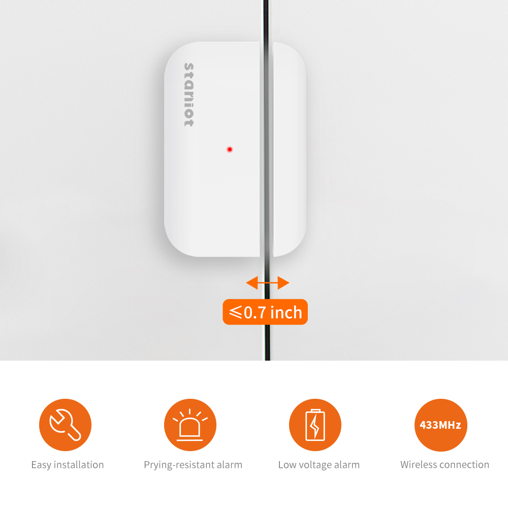 Staniot 5-roku życia baterii c – Door Window Sensor recenzja i cena
