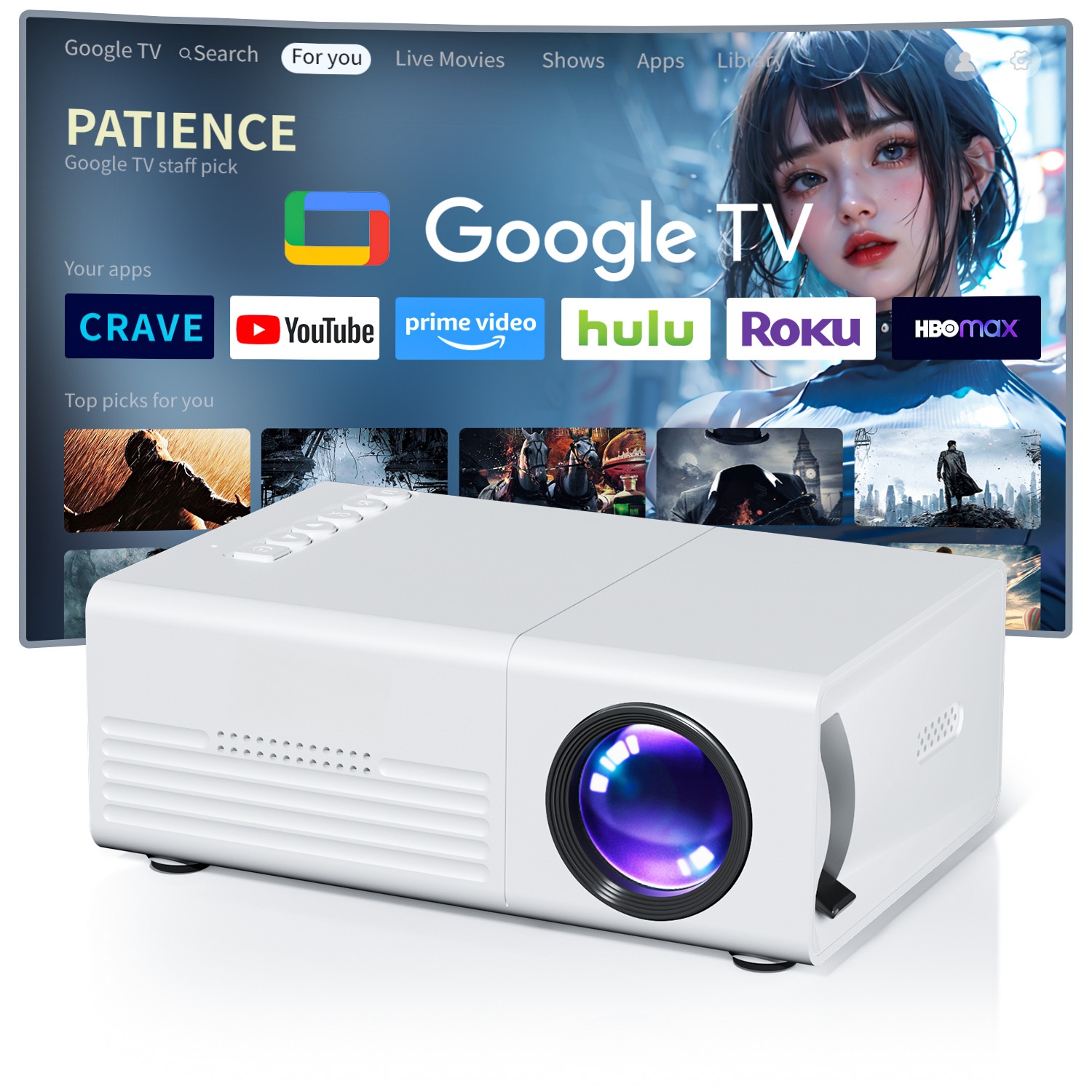 Mini projektor TFT LCD Wifi Bl – Smart Home Midea recenzja i cena
