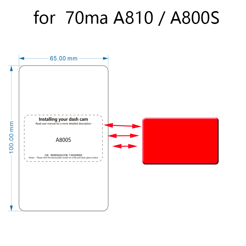 Dla 70mai Dash Cam A810 A800S  – Smart Home Tablet recenzja i cena