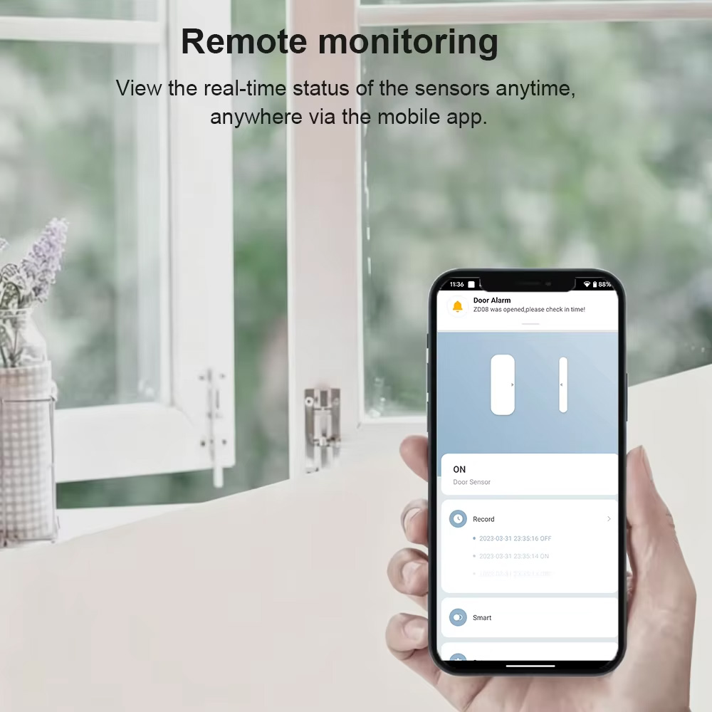 Czujnik otwarcia drzwi/okien Z – Door Window Sensor recenzja i cena