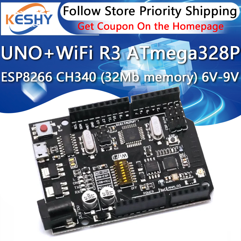 UNO + WiFi R3 ATmega328P + ESP – Smart Home Arduino Uno recenzja i cena